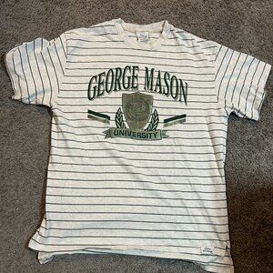 Vintage Rare 90s NCAA GEORGE MASON UNIVERSITY T-SHIRT MENS XL